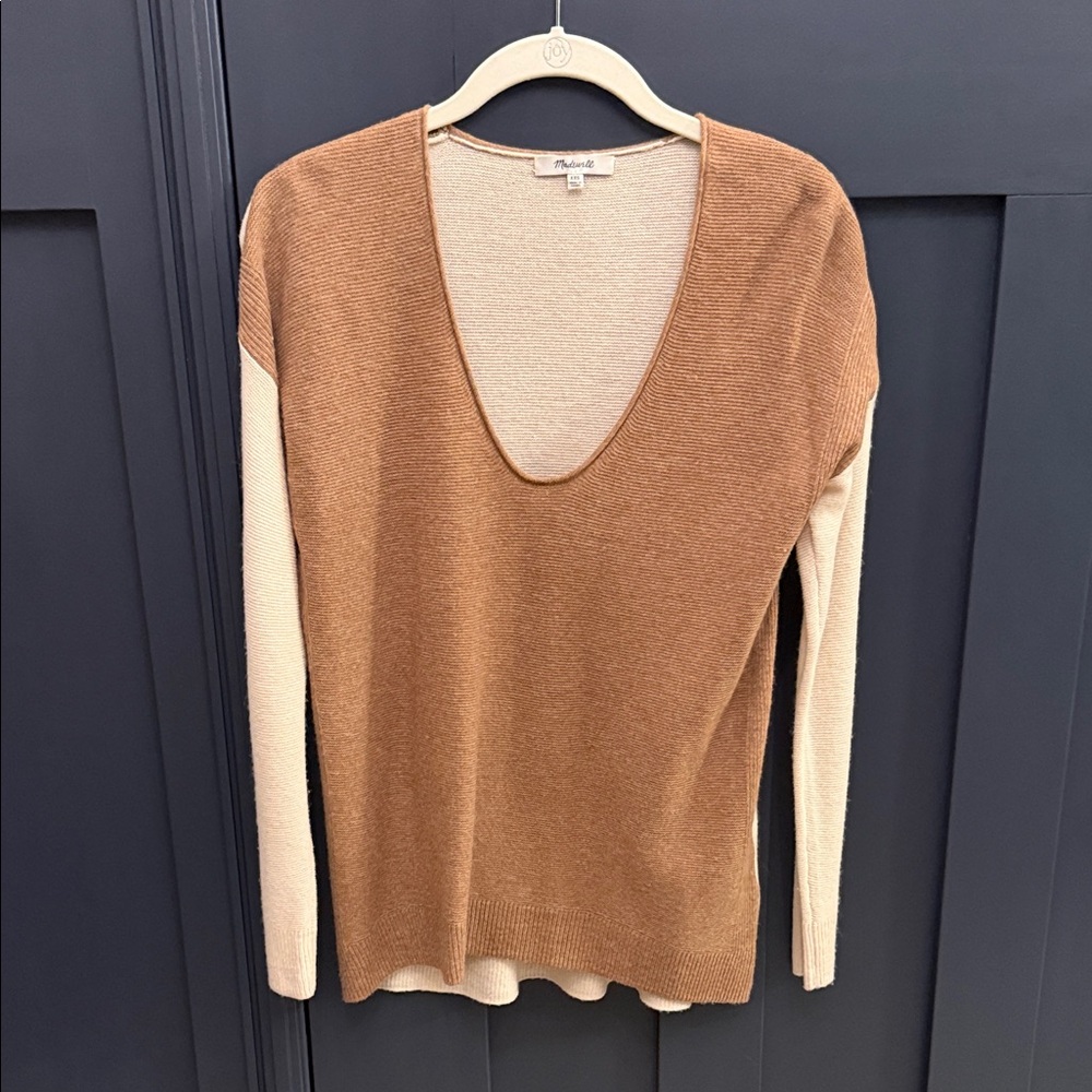Madewell Long Sleeve V Neck Sweater